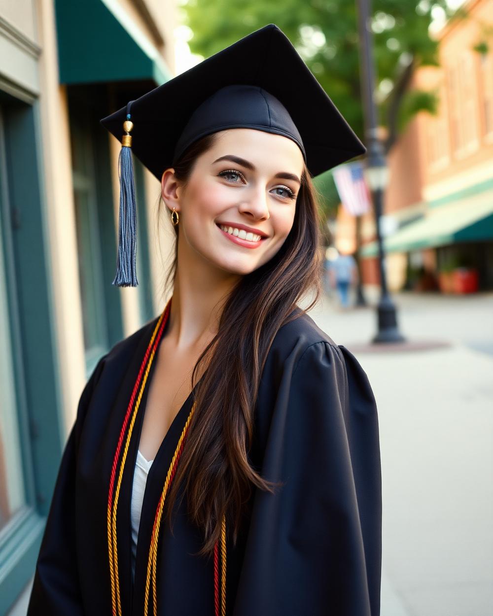Graduation session photography example